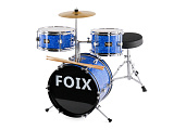 Картинка Детская барабанная установка Foix CDF-1096BL - лучшая цена, доставка по России
