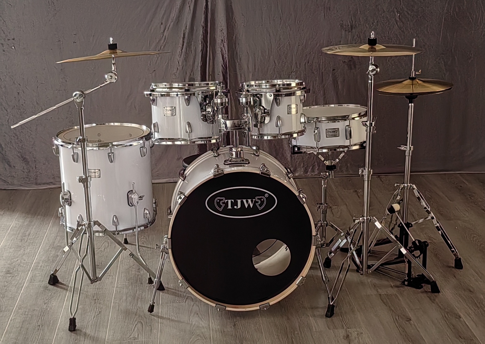 Картинка Барабанная установка TJW JW225-E2-WH - лучшая цена, доставка по России. Фото N8