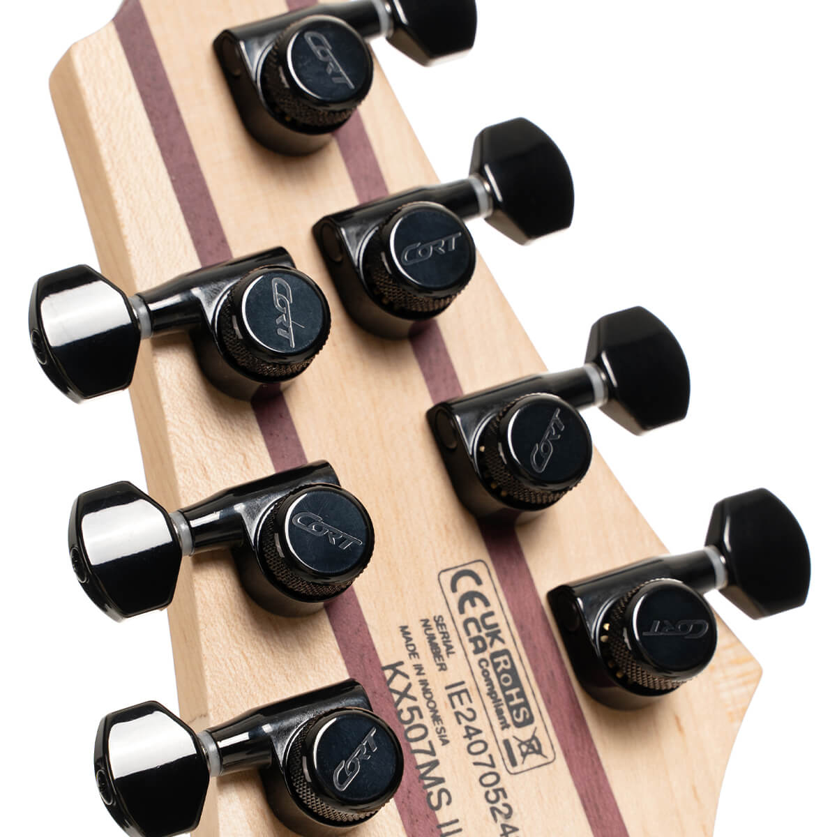 Картинка Электрогитара Cort KX507MS-Pale-Moon-NBB KX Series - лучшая цена, доставка по России. Фото N10