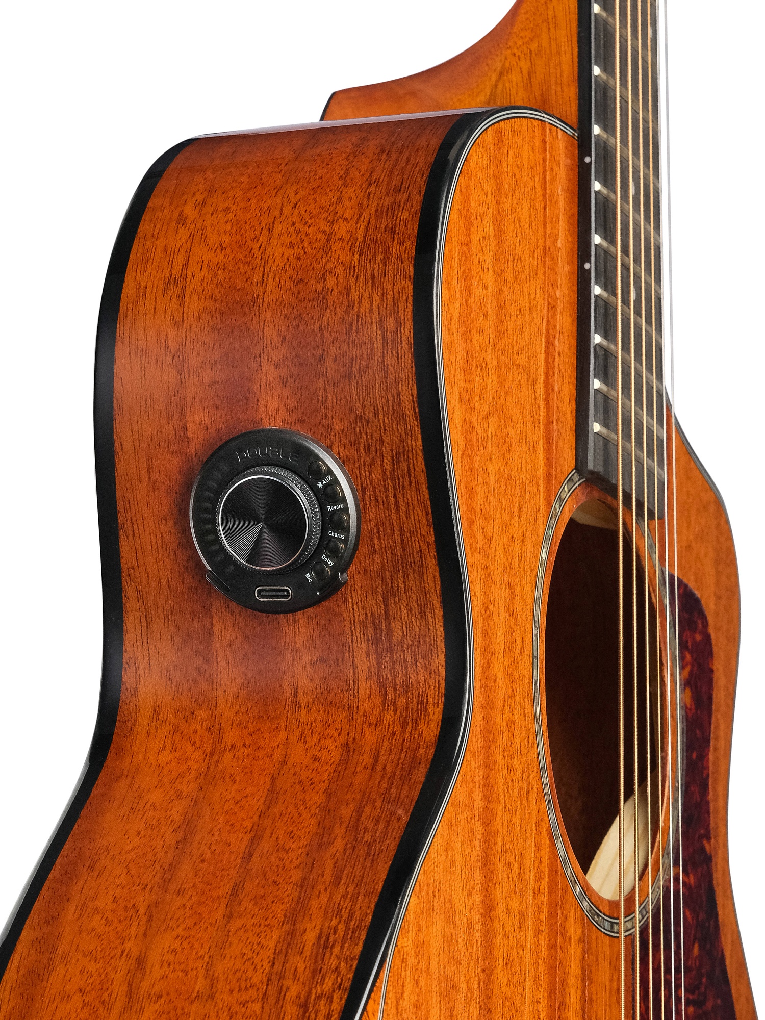 Картинка Электроакустическая гитара Caraya D-36S-ALL-MAH - лучшая цена, доставка по России. Фото N7