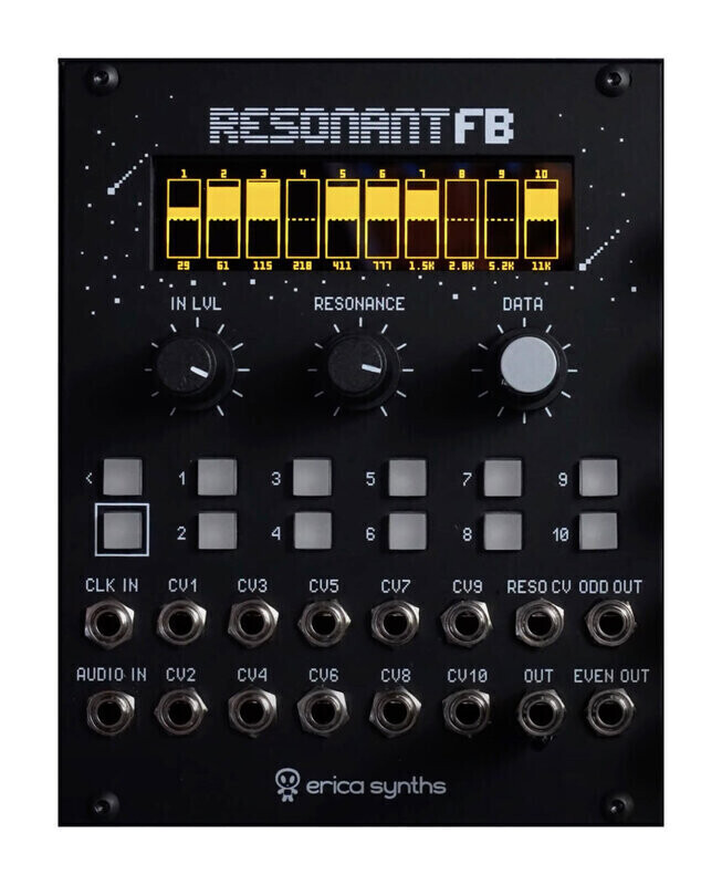 Картинка Eurorack-модуль Erica Synths Graphic Resonant Filterbank - лучшая цена, доставка по России