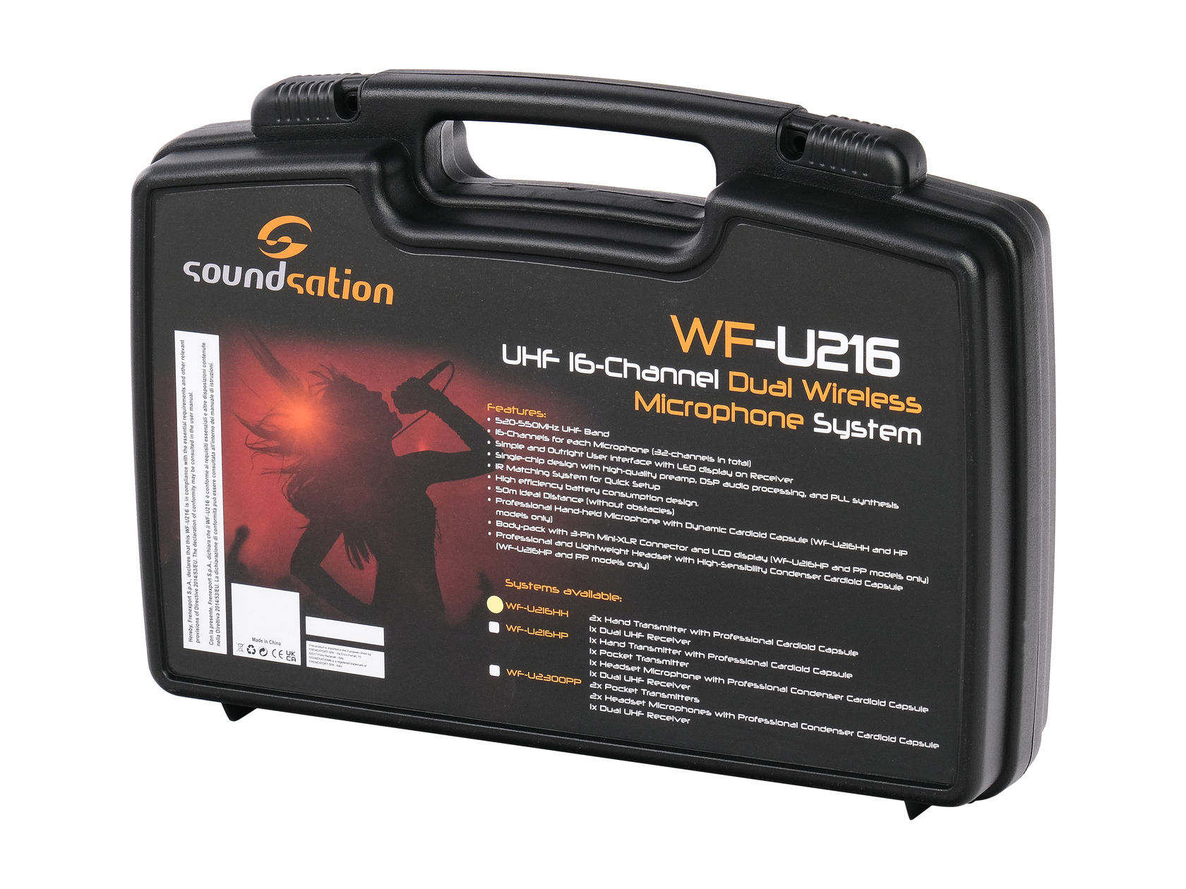 Картинка Беспроводная микрофонная система SoundSation WF-U216HH - лучшая цена, доставка по России. Фото N8