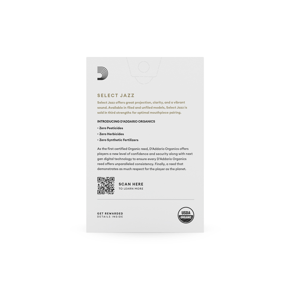 Картинка Трости для альт-саксофона №3 D'Addario ORSF10ASX3M Organic Select Jazz Filed - лучшая цена, доставка по России. Фото N4