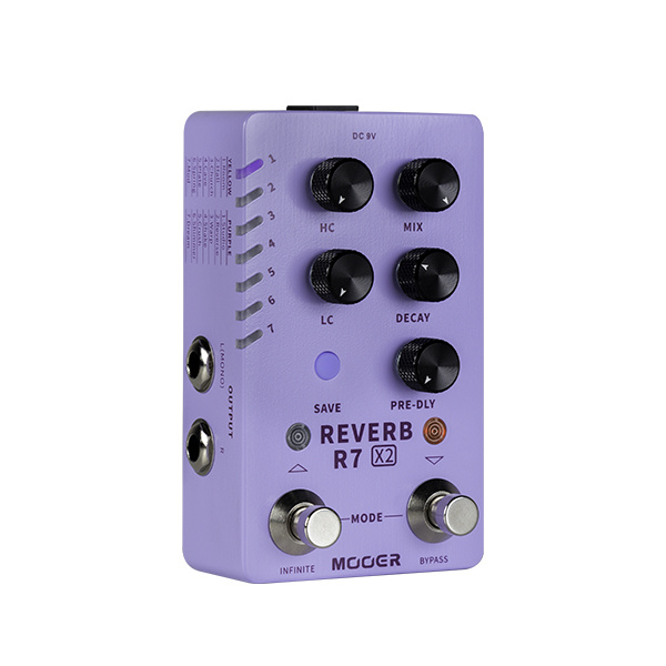 Картинка Педаль эффектов Mooer M723 R7 X2 Reverb - лучшая цена, доставка по России. Фото N5