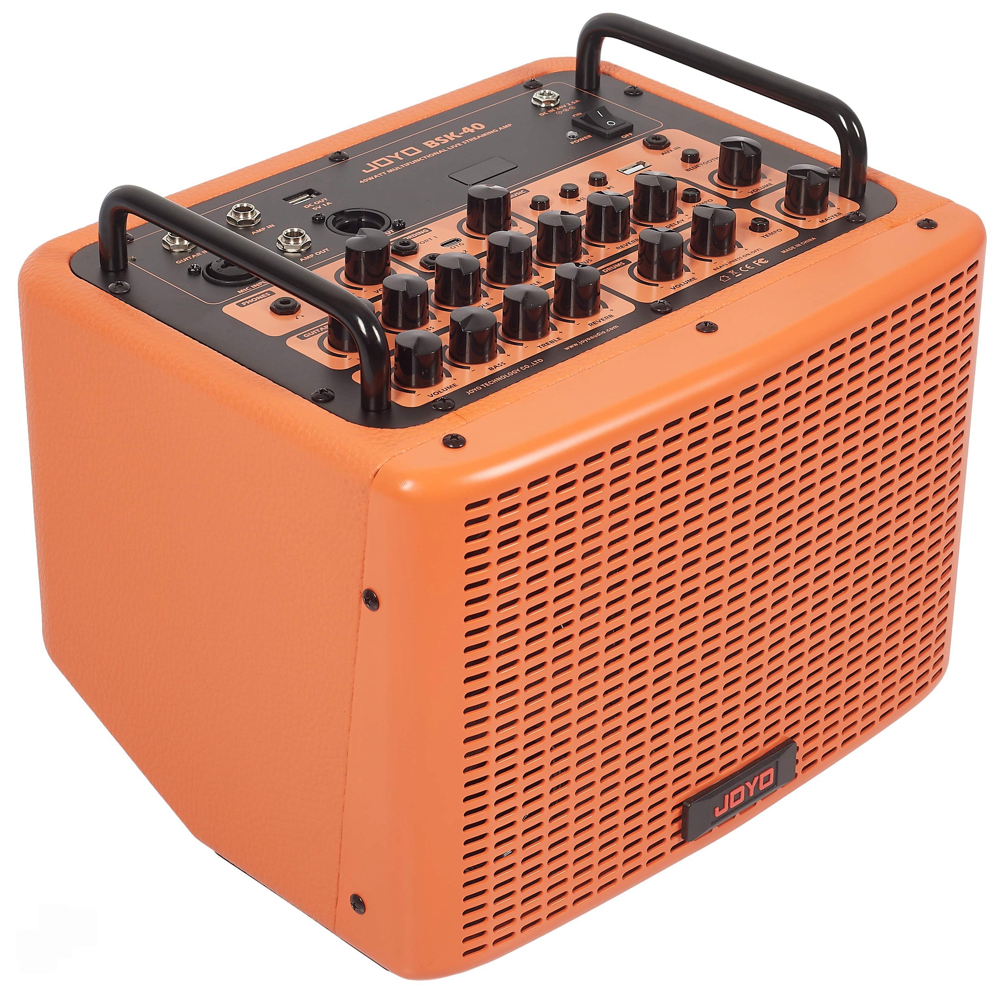 Картинка Комбоусилитель для акустической гитары Joyo BSK-40-OR - лучшая цена, доставка по России. Фото N2