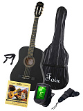 Картинка Классическая гитара Foix FCG-2038CAP-BK-MAT - лучшая цена, доставка по России