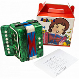 Картинка Детский баян BEE DF910B - лучшая цена, доставка по России