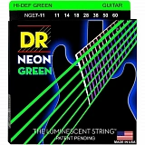 Картинка Комплект струн для 7-струнной электрогитары Dr NGE7-11 Neon Green - лучшая цена, доставка по России