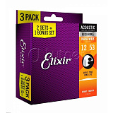 Картинка Струны для акустической гитары Elixir 16539 NANOWEB - лучшая цена, доставка по России