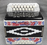 Картинка Гармонь Шуйская гармонь S40XL-C-WH - лучшая цена, доставка по России